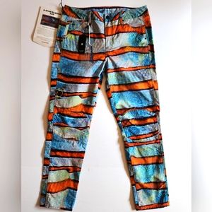G-Star Elwood X25 Butterfly Fish Print Mid Boyfriend Jeans